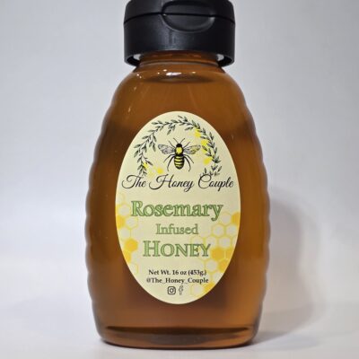 Rosemary Infused Honey - Raw Honey with Rosemary