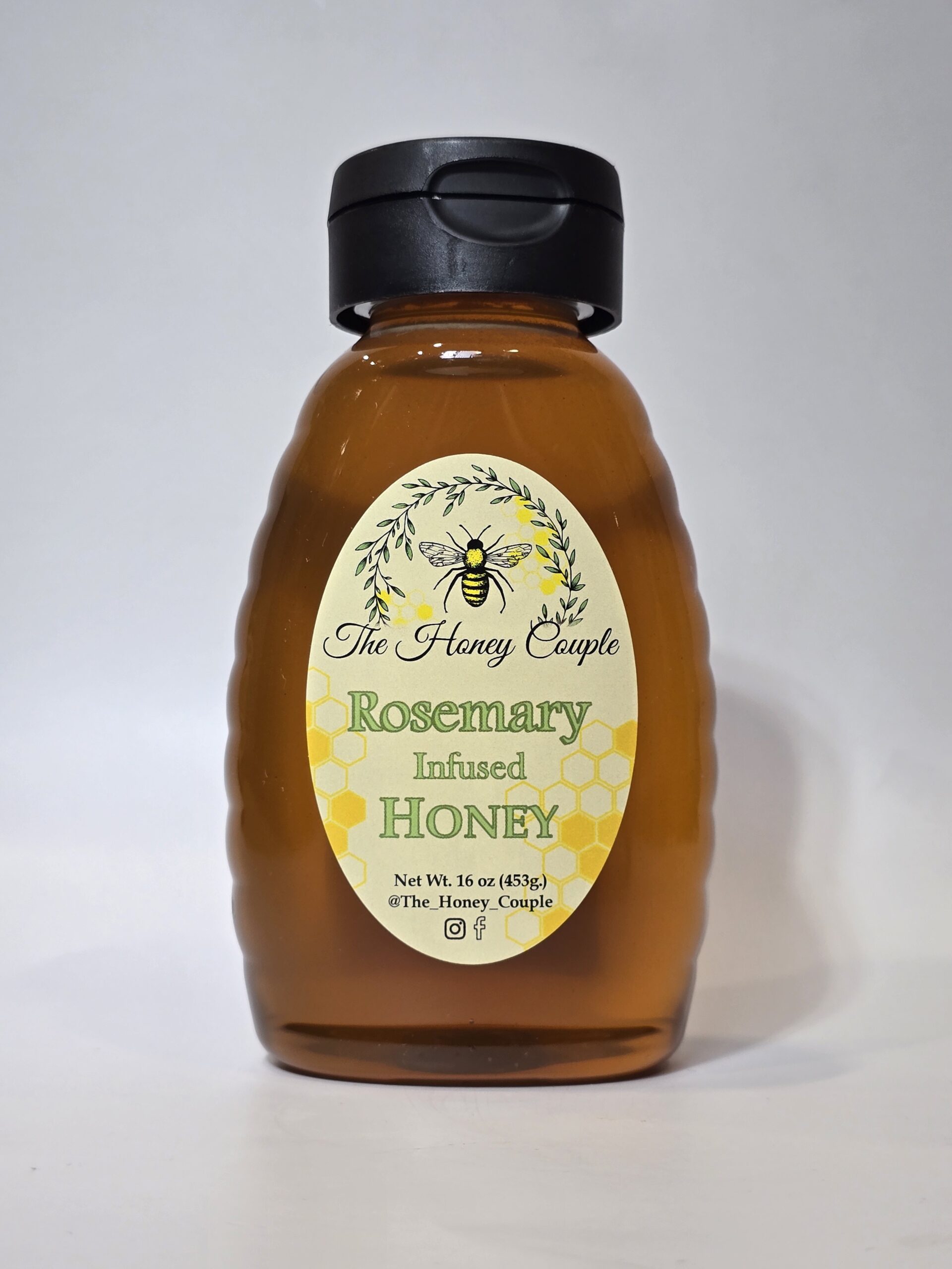Rosemary Infused Honey - Raw Honey with Rosemary