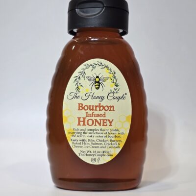 Bourbon Infused Honey - Raw Honey with Bourbon