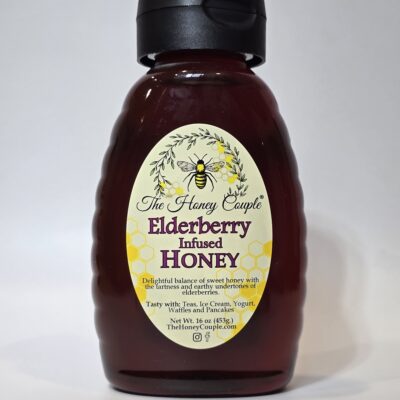 Elderberry Honey - Raw Honey with Elderberry