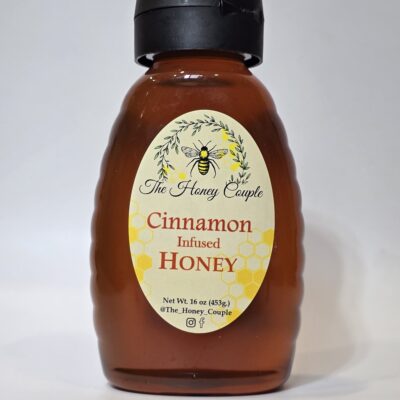 Cinnamon Infused Honey - Raw Honey infused with Cinnamon