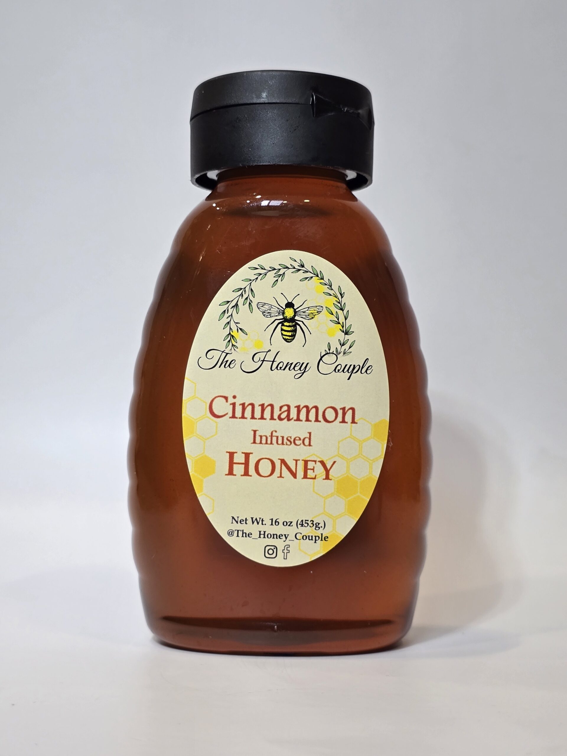 Cinnamon Infused Honey - Raw Honey infused with Cinnamon
