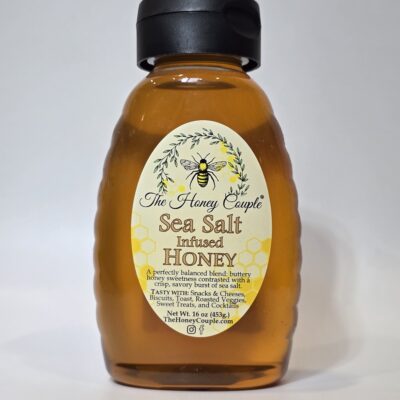 Sea Salt Infused Honey - Raw Honey With Pure Sea Salt
