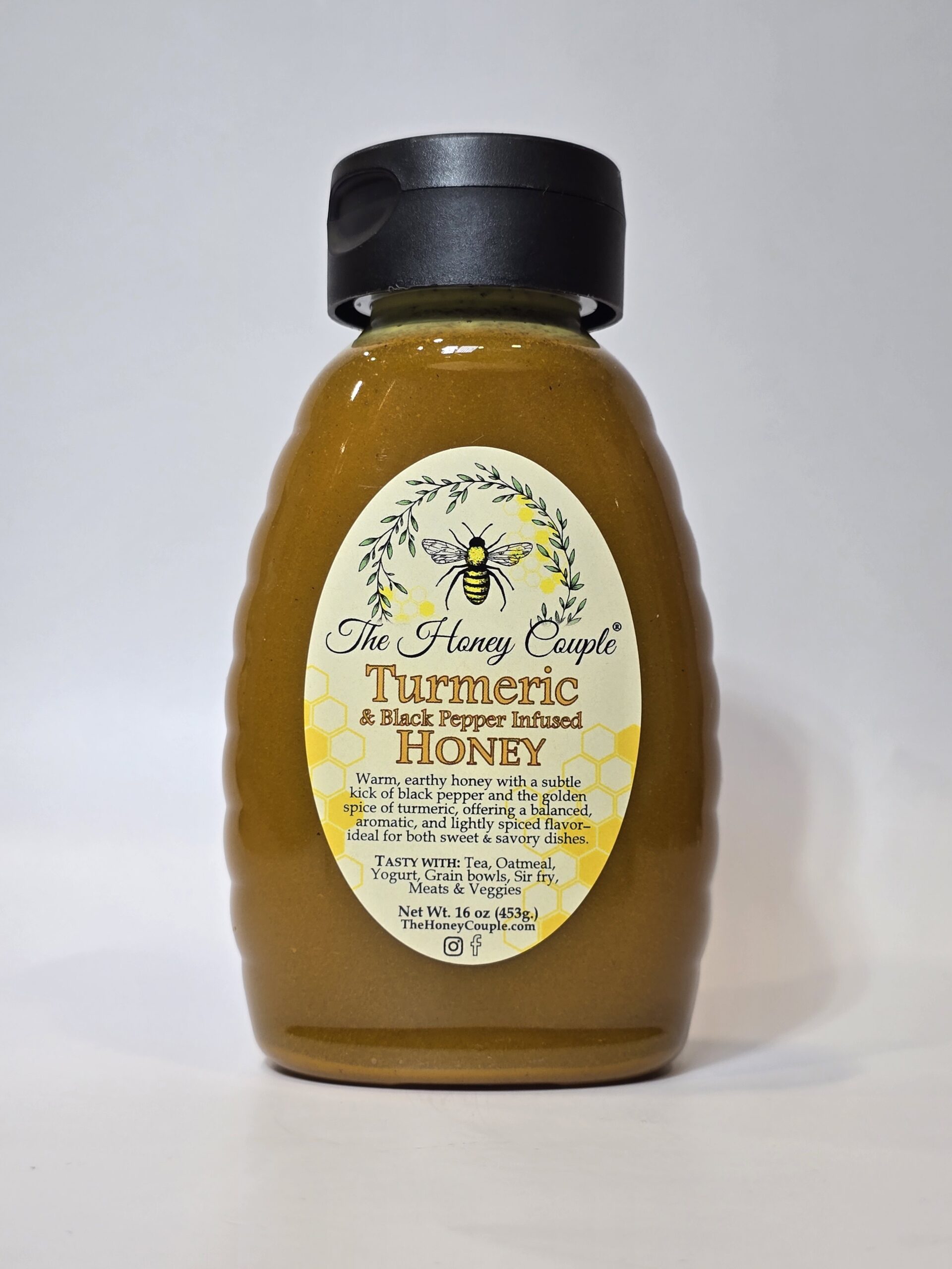 Turmeric & Black Pepper Infused Honey