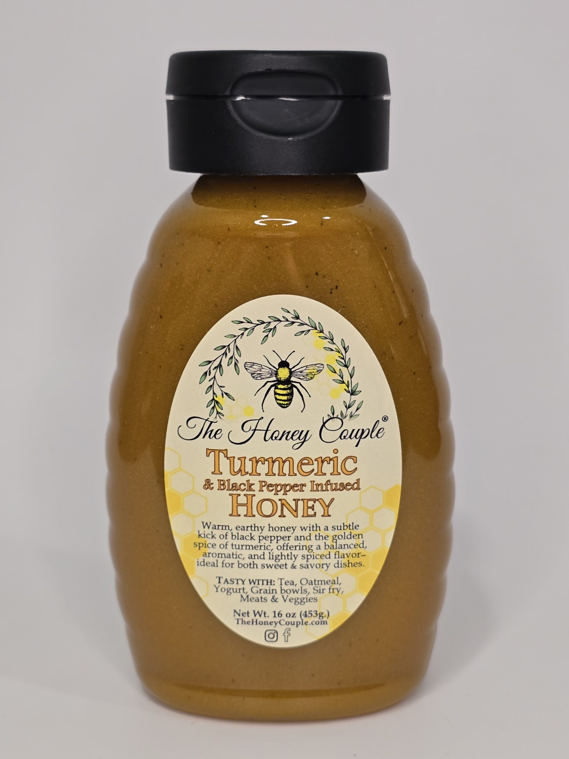 Turmeric & Black Pepper Infused Honey